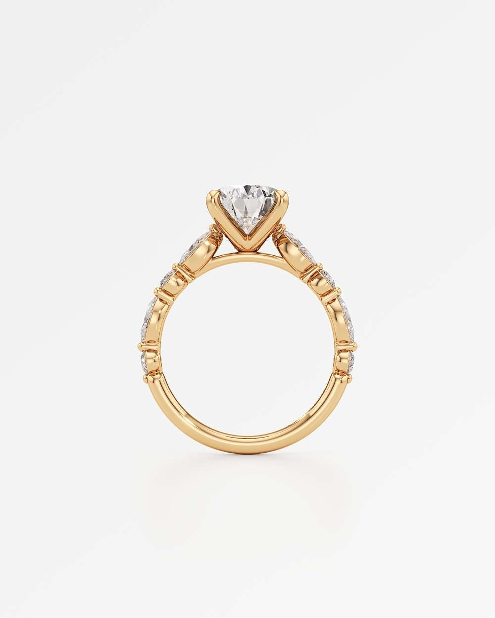 Zolaine Solitaire Diamond Engagement Ring