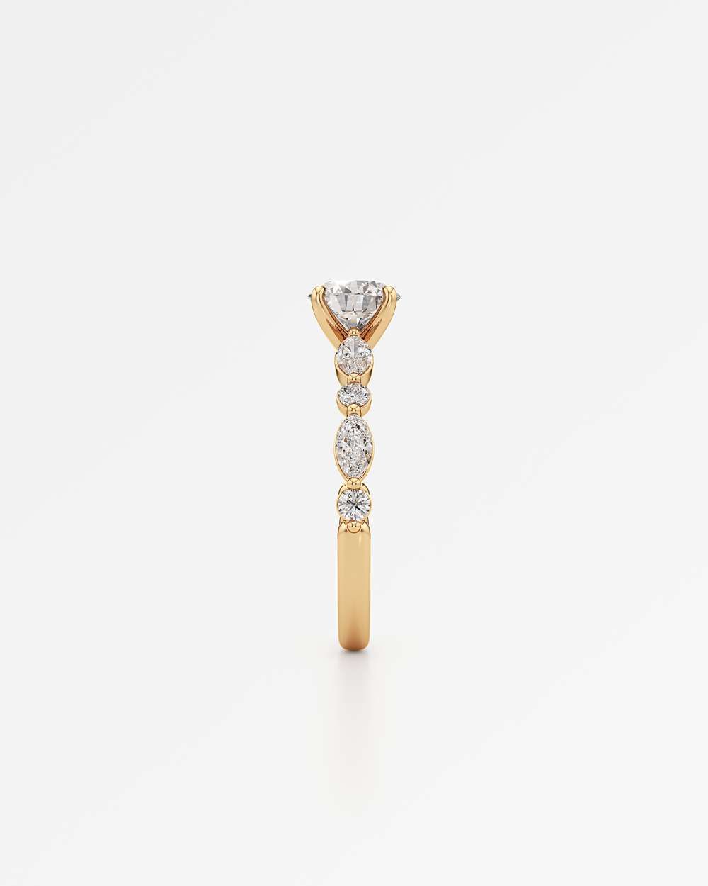 Zolaine Solitaire Diamond Engagement Ring