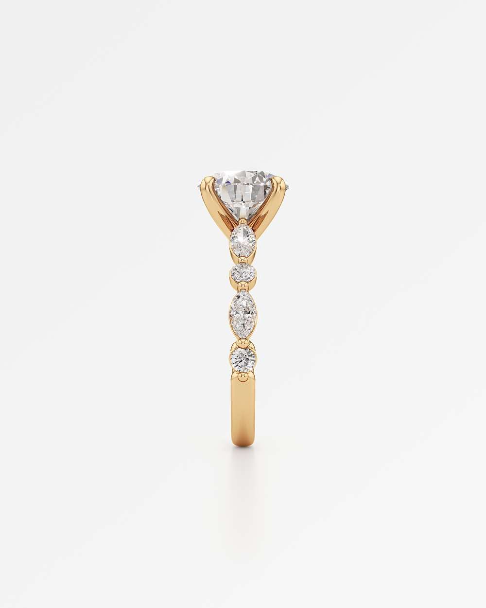 Zolaine Solitaire Diamond Engagement Ring